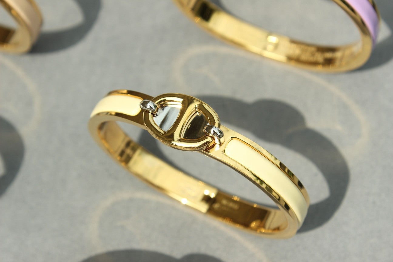 Glow Jewelry CLIC CHAINE ゴールド ブレスレット