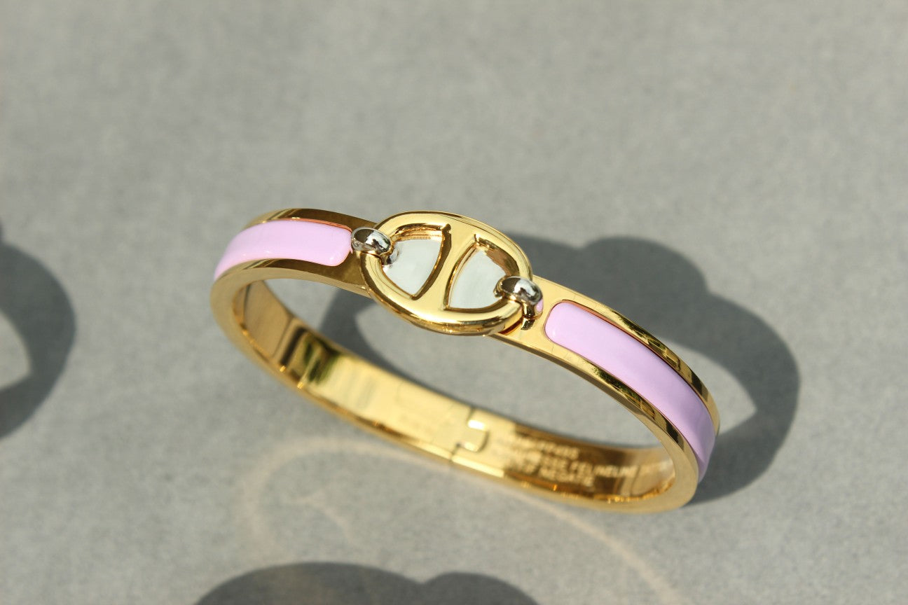 Glow Jewelry CLIC CHAINE ゴールド ブレスレット