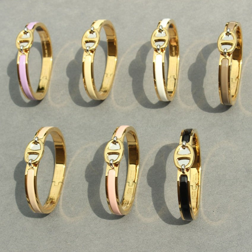 Glow Jewelry CLIC CHAINE ゴールド ブレスレット