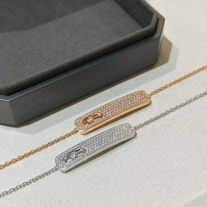 [Glow Jewelry]MOVE CLASSIQUE DIAMOND PAVED BRACELET