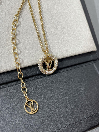 [Glow Jewelry]BY NIGHT DIAMOND PAVED NECKLACE