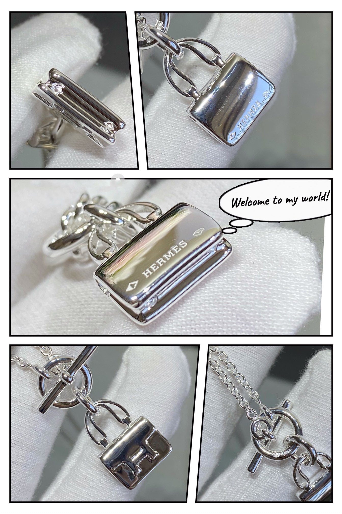 [Glow Jewelry]CONSTANCE PEDANT SILVER NECKLACE
