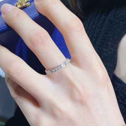 [Glow Jewelry]BEE LOVE DIAMOND PAVED SMALL RING
