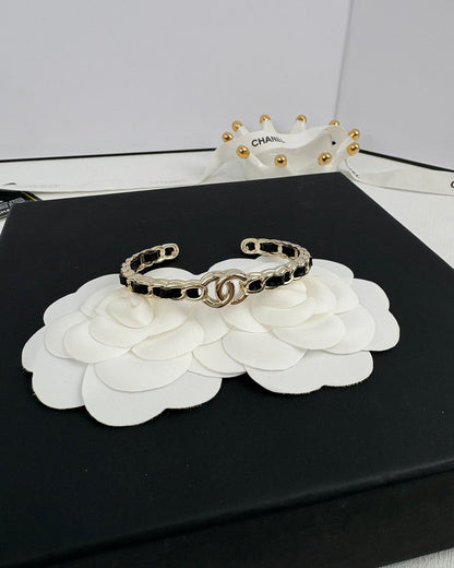 [Glow Jewelry]Double C Open Bangle
