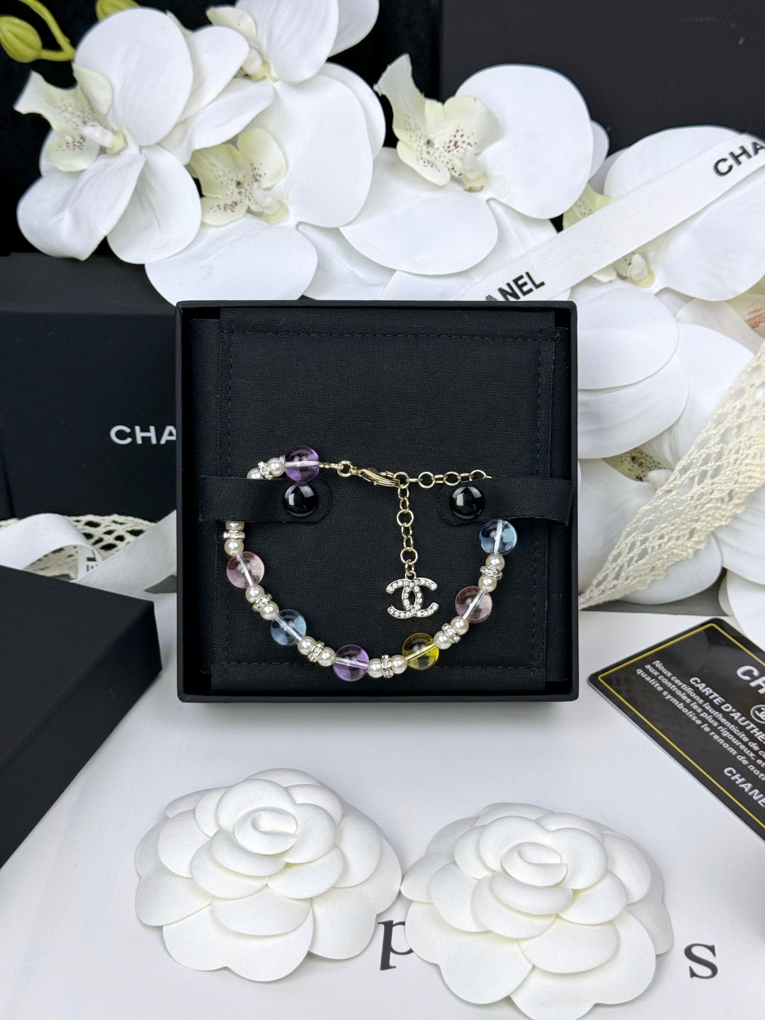 [Glow Jewelry]Colorful Transparent Resin Bracelet