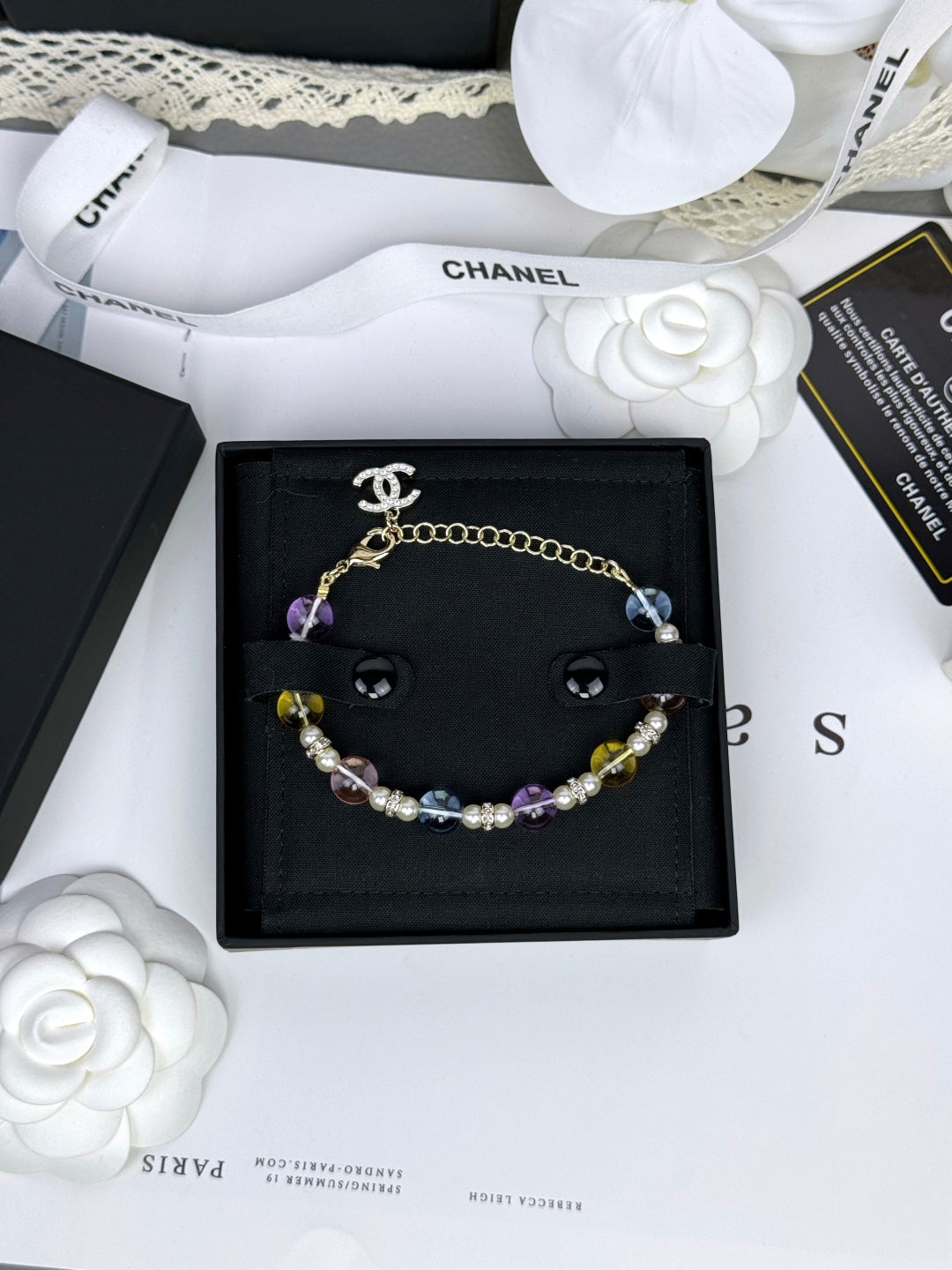 [Glow Jewelry]Colorful Transparent Resin Bracelet