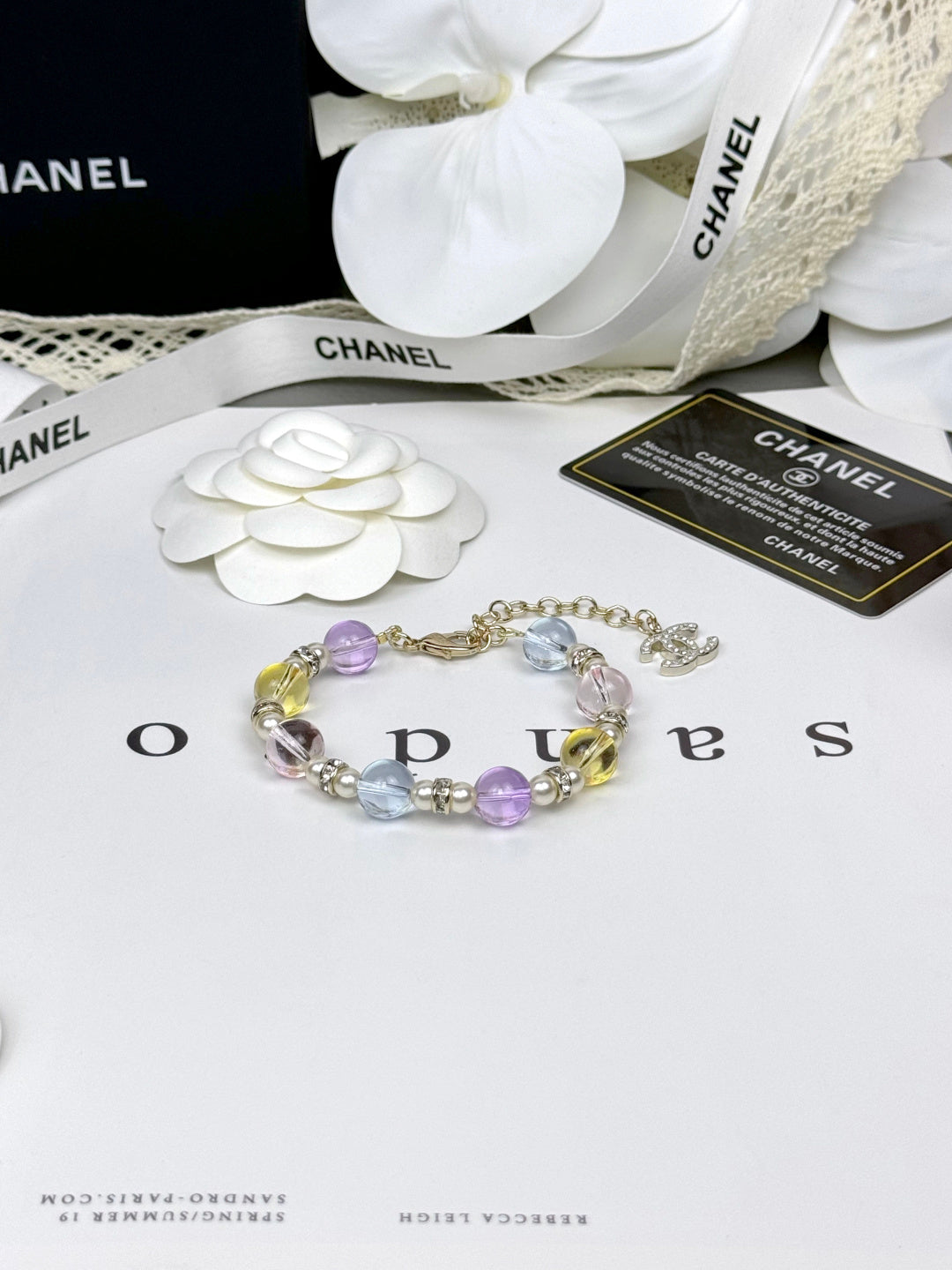 [Glow Jewelry]Colorful Transparent Resin Bracelet