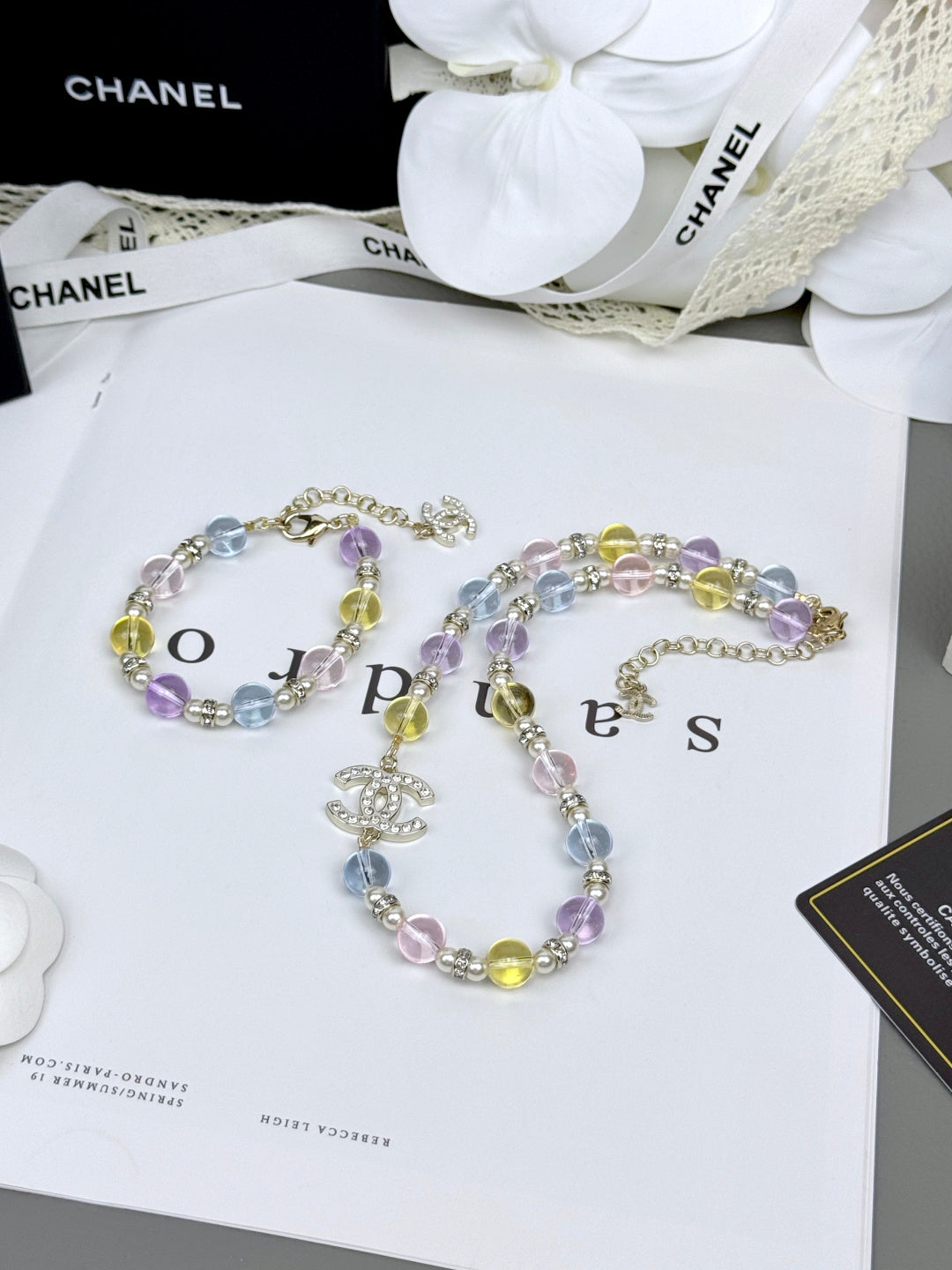 [Glow Jewelry]Colorful Transparent Resin Bracelet