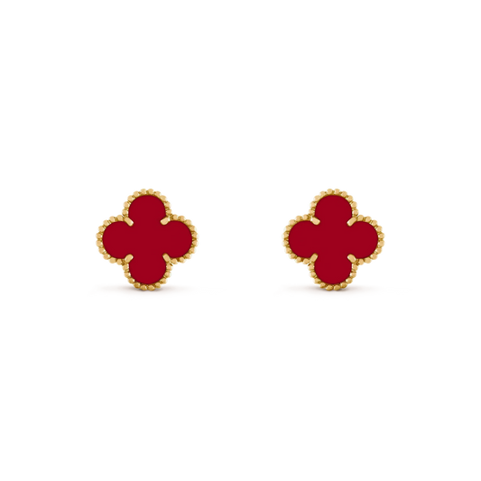 ¡®Glow Jewelry¡¯CLOVER MEDIUM 1 MOTIFS CARNELIAN  EARRINGS