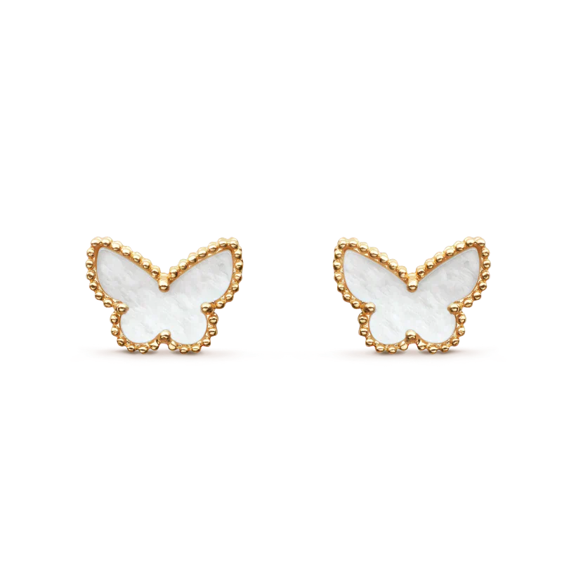 [Glow Jewelry]SWEET BUTTERFLY MOP EARSTUDS