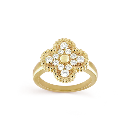 ¡®Glow Jewelry¡¯CLOVER DIAMOND RING