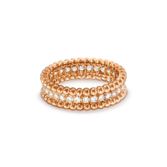[Glow Jewelry]PERLEE DIAMOND ROSE GOLD RING