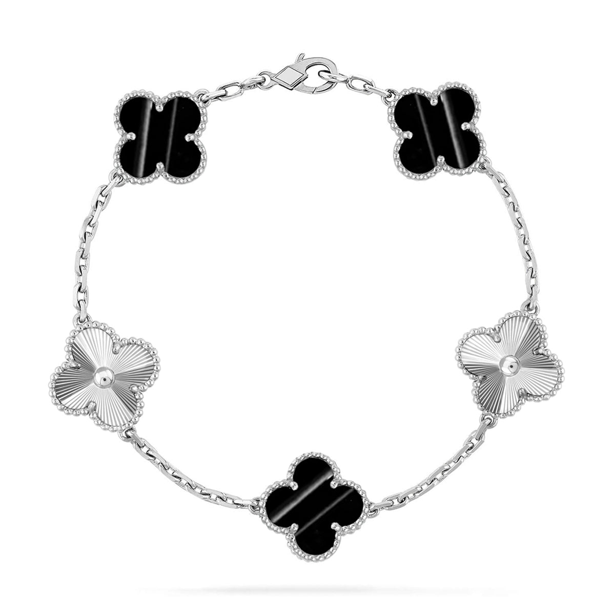 [Glow Jewelry]New  CLOVER 5 MOTIF PULSAR STONE BRACELET COLLECTION