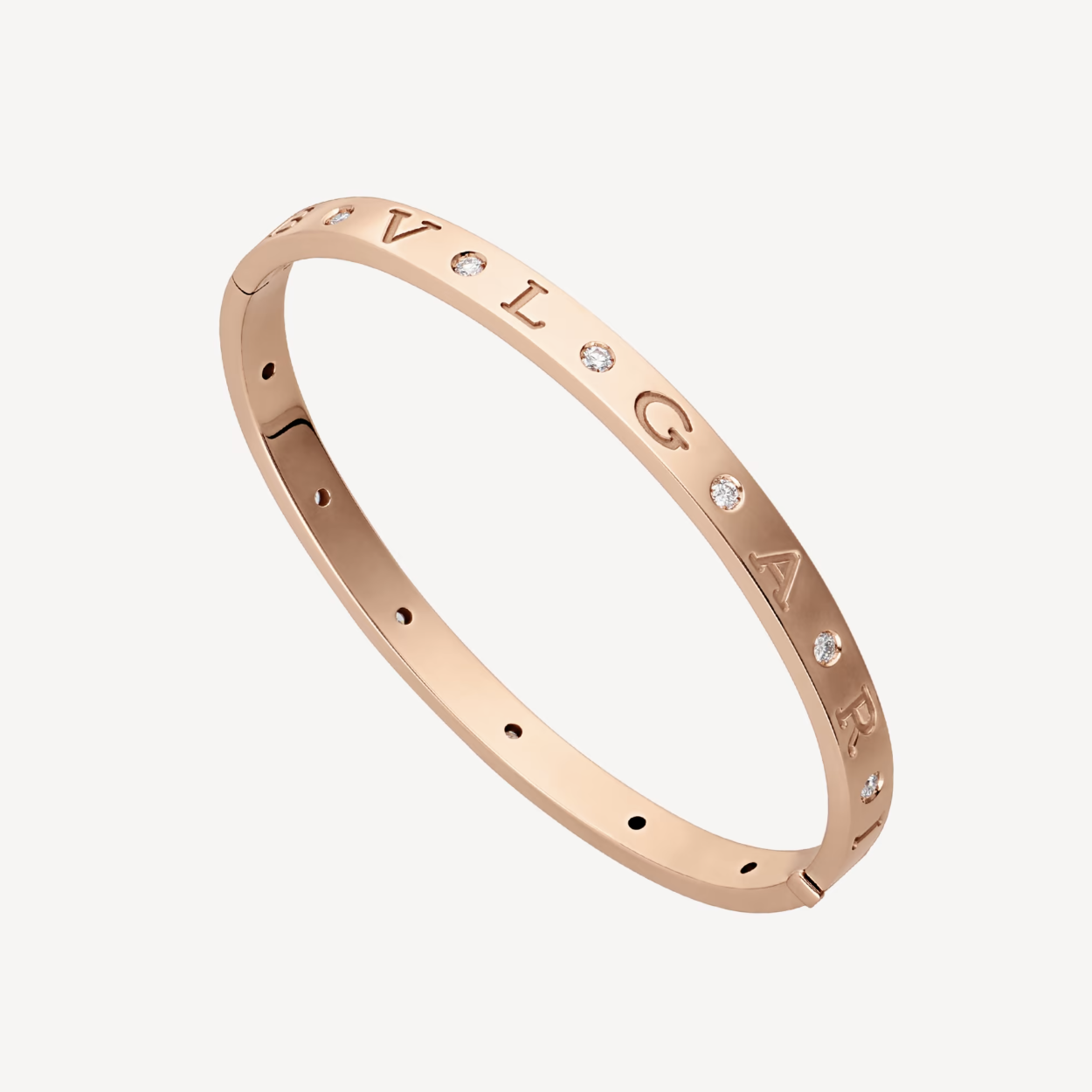 [Glow Jewelry]ZERO 1 PINK GOLD 12 DIAMONDS BRACELET