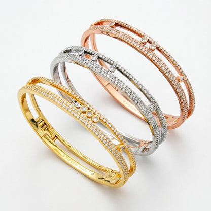[Glow Jewelry]Move Romane pavé bangle