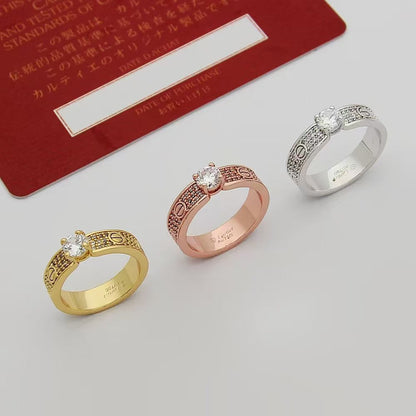 [Glow Jewelry]Starry Sky Diamond Ring