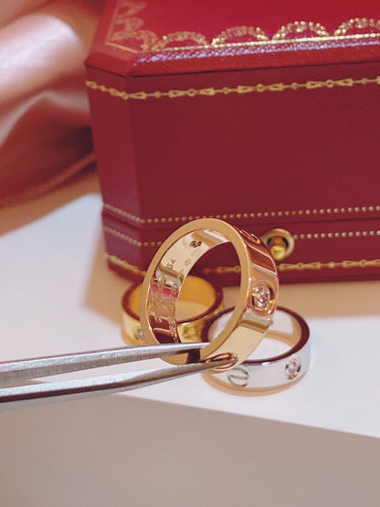 [Glow Jewelry]Three-Diamond Ring