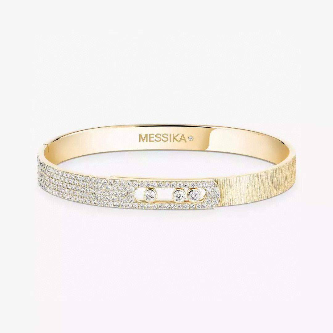 [Glow Jewelry]2026 BRAND-NEW FROSTED BRACELET WITH DIAMONDS THREE COLORS