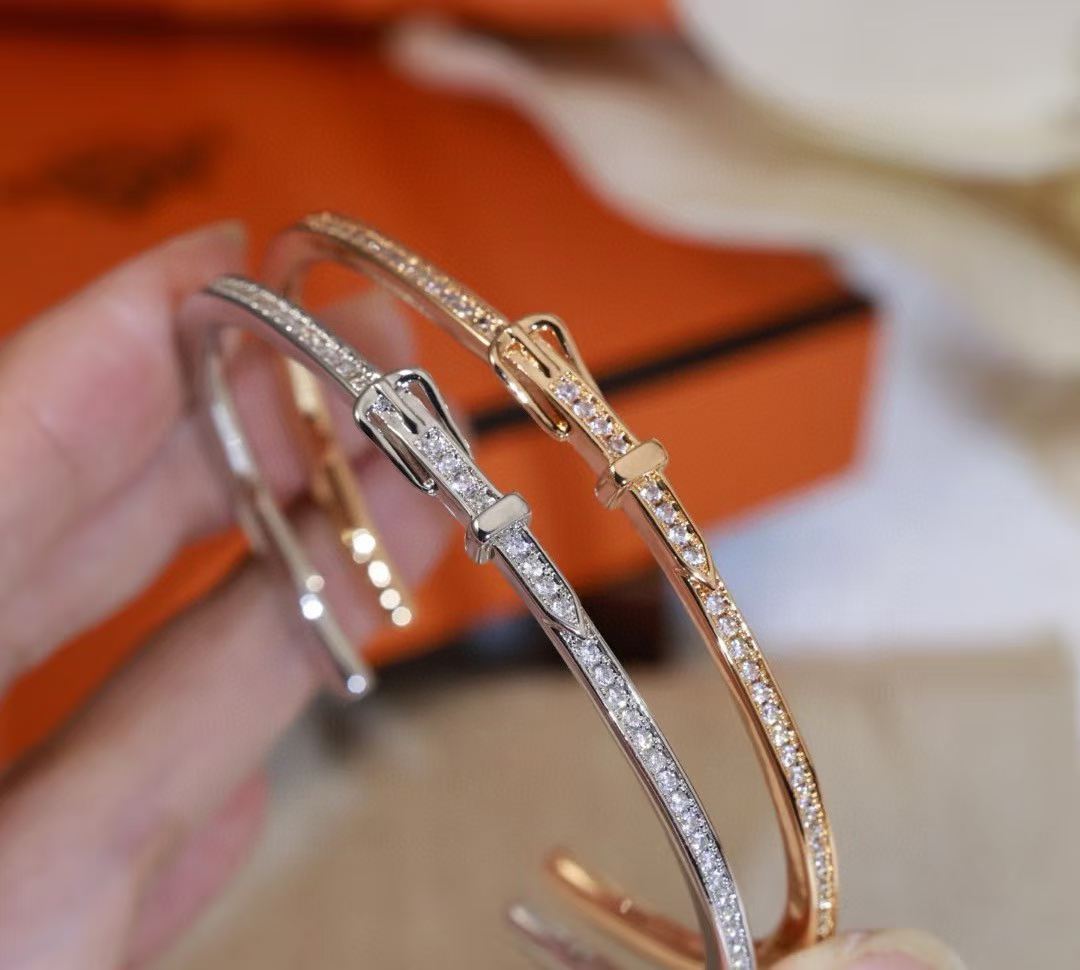 [Glow Jewelry]DIAMOND-ENCRUSTED BRACELET THREE COLORS