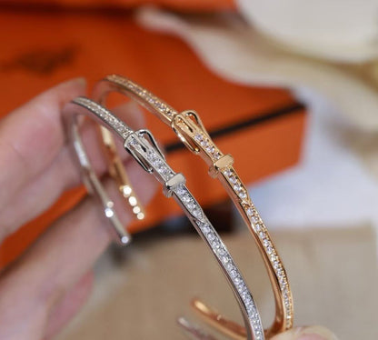 [Glow Jewelry]DIAMOND-ENCRUSTED BRACELET THREE COLORS