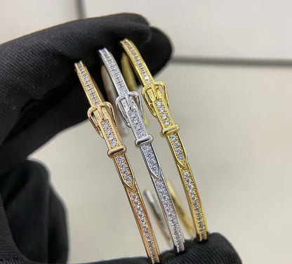 [Glow Jewelry]DIAMOND-ENCRUSTED BRACELET THREE COLORS