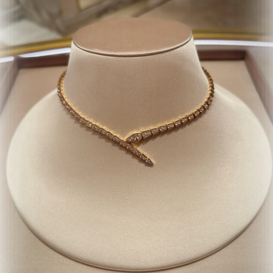 [Glow Jewelry]NEW！SERPENT DIAMOND NECKLACE