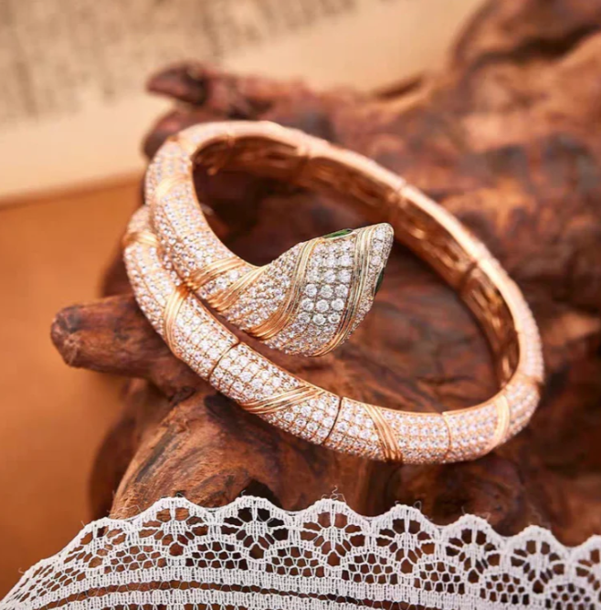 [Glow Jewelry]HAUTE COUTURE GOLD SERPENTI BRACELET