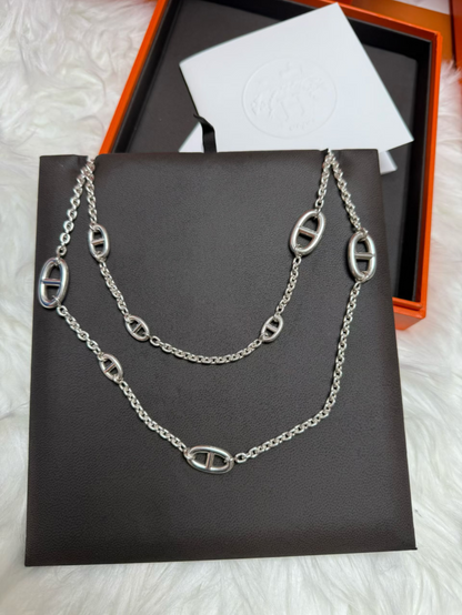 [Glow Jewelry]Classic Silver Sweater Chain