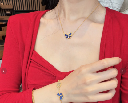 [Glow Jewelry]2026 NEW BUTTERFLY BLUE   NECKLACE