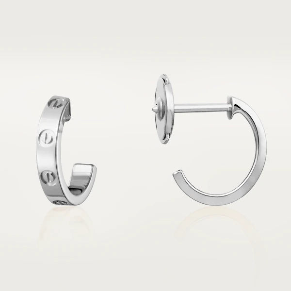 [Glow Jewelry]LOVE EARRINGS 2.65MM SILVER