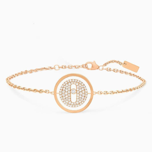 [Glow Jewelry]LUCKY MOVE DIAMOND PAVED BRACELET