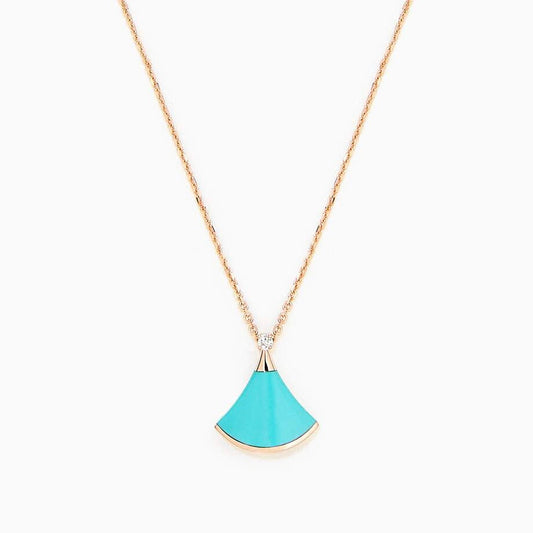 [Glow Jewelry]DREAM NECKLACE TURQUOISE PINK GOLD