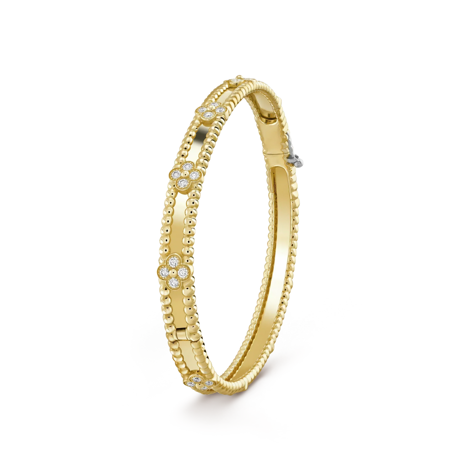 ¡®Glow Jewelry¡¯CLOVER BRACELET 4MM DIAMONDS