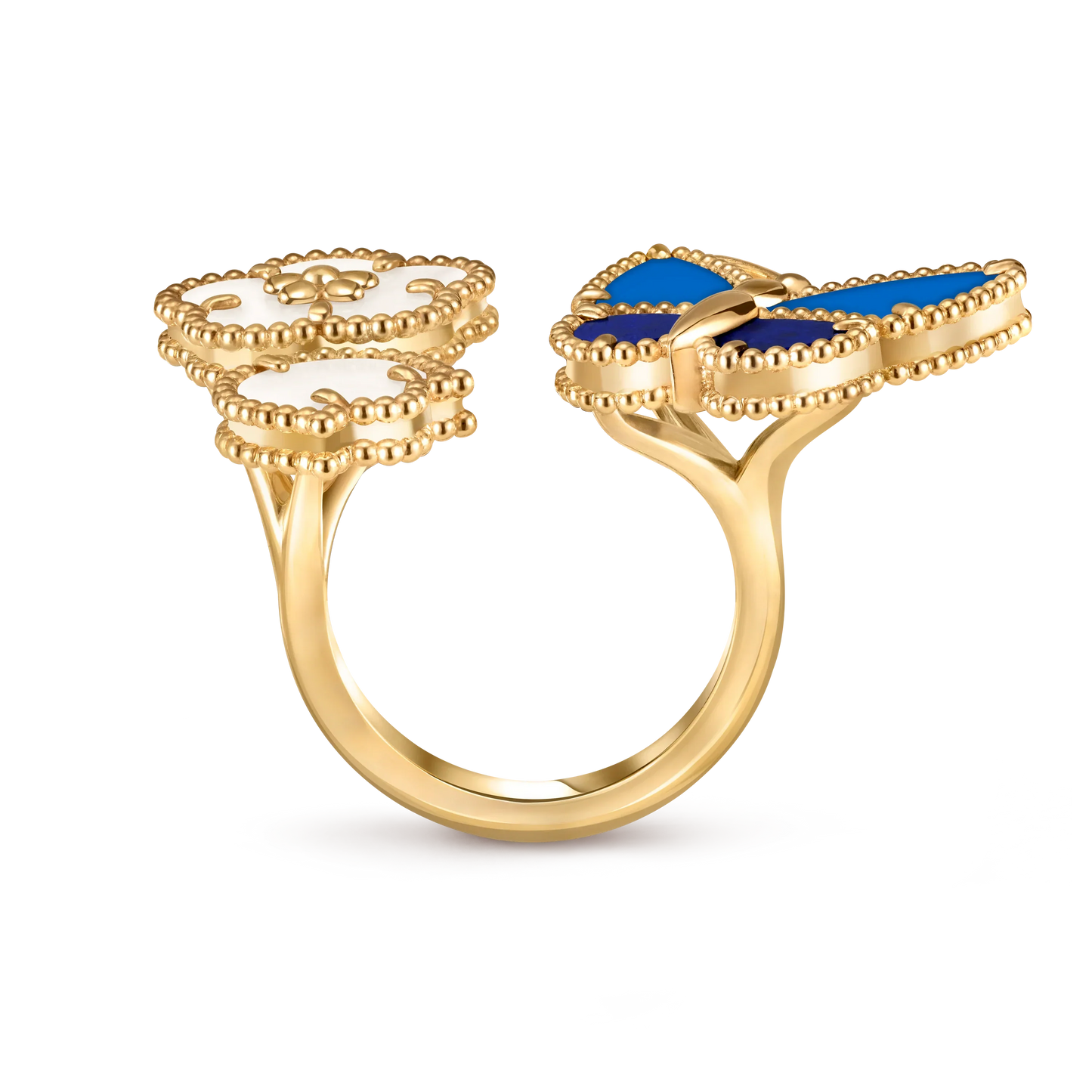 [Glow Jewelry] 2026 NEW MODEL SPRING LUCKY 3 MOTIF GOLD RING