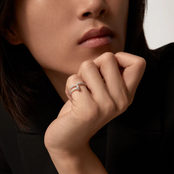 ¡®Glow Jewelry¡¯JUSTE RING 1.8MM SILVER DIAMONDS