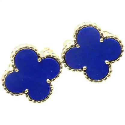 [Glow Jewelry]CLOVER MINI 9.5MM TURQUOISE EARRINGS