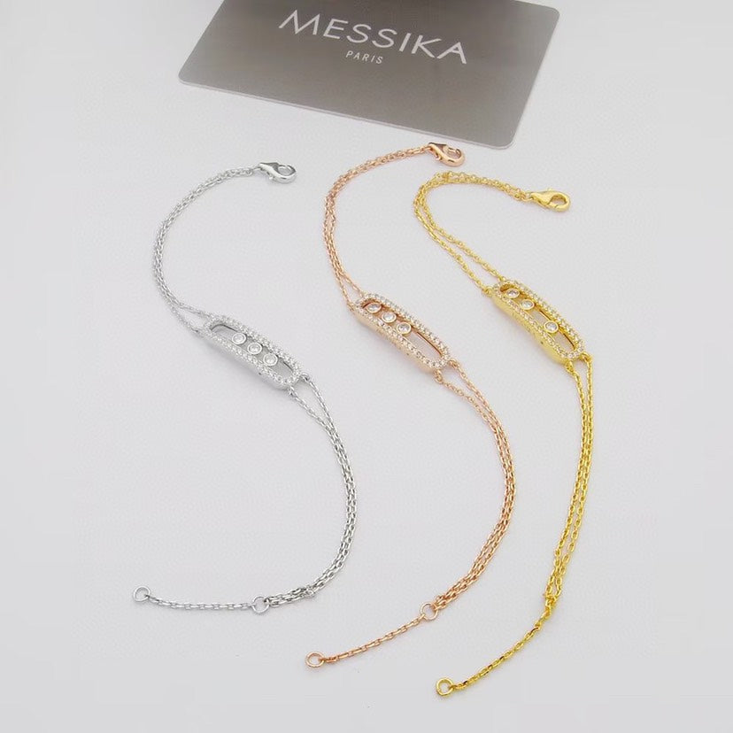 [Glow Jewelry] Move Classique pavé bracelet