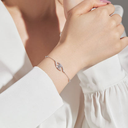 [Glow Jewelry]Lucky Eye Pave-Set Diamond Bracelet