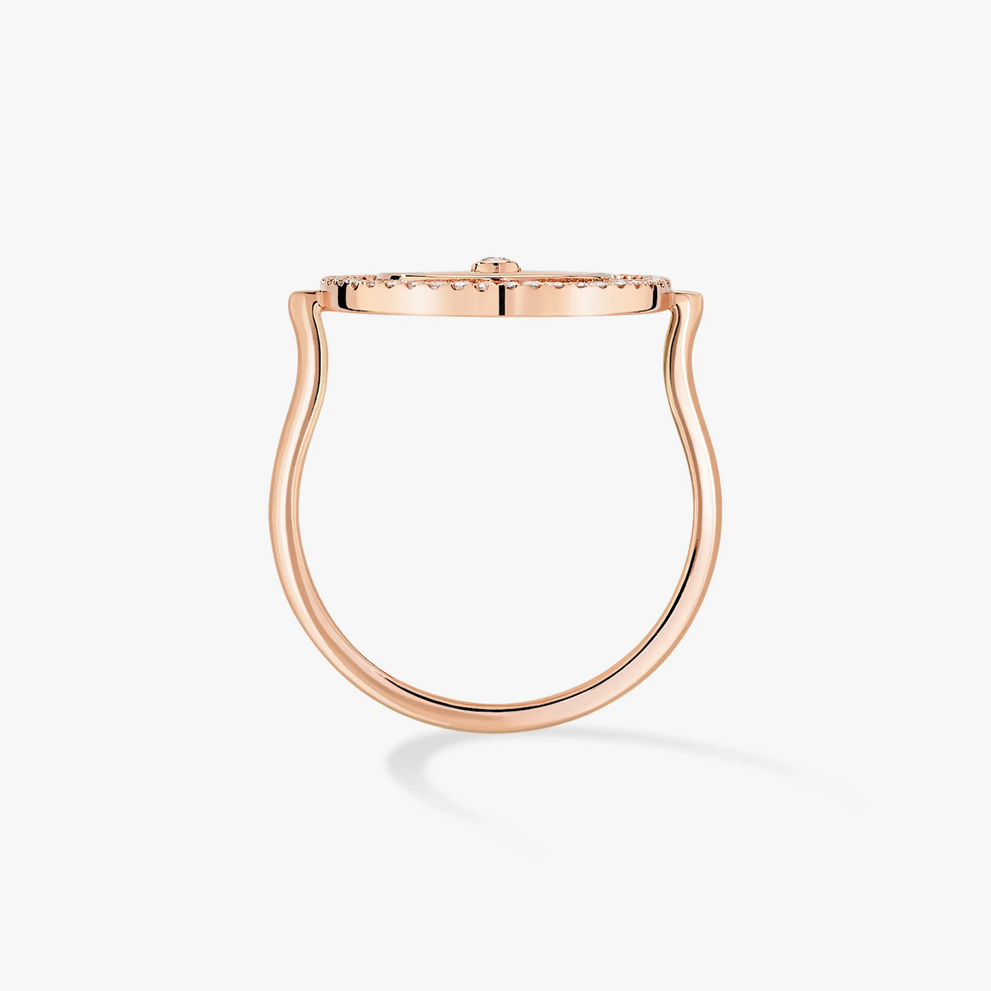 [Glow Jewelry]LUCKY MOVE PINK GOLD DIAMOND RING