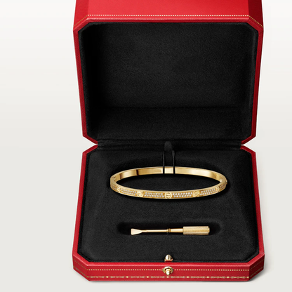 [Glow Jewelry]LOVE BRACELET 3.65MM DIAMOND-PAVED
