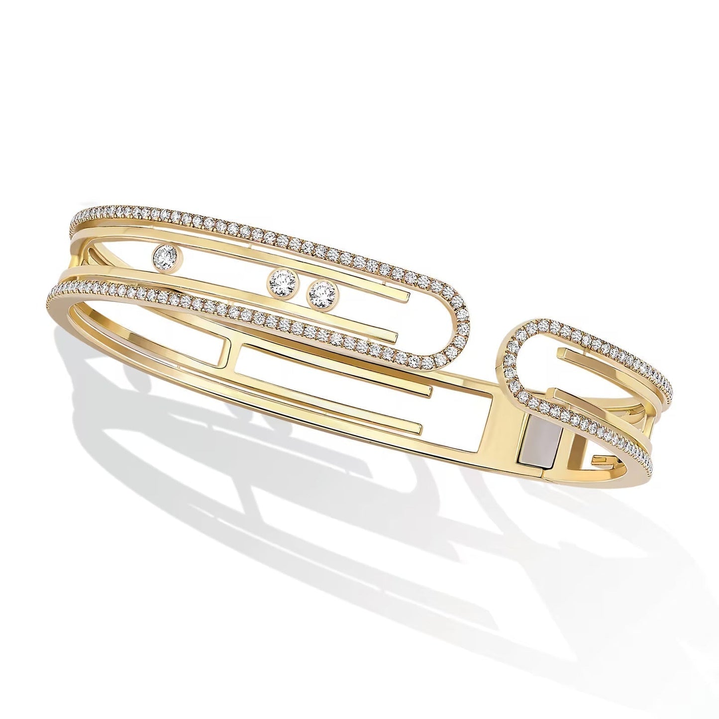 [Glow Jewelry]MOVE 10TH PAVED DIAMOND BRACELET
