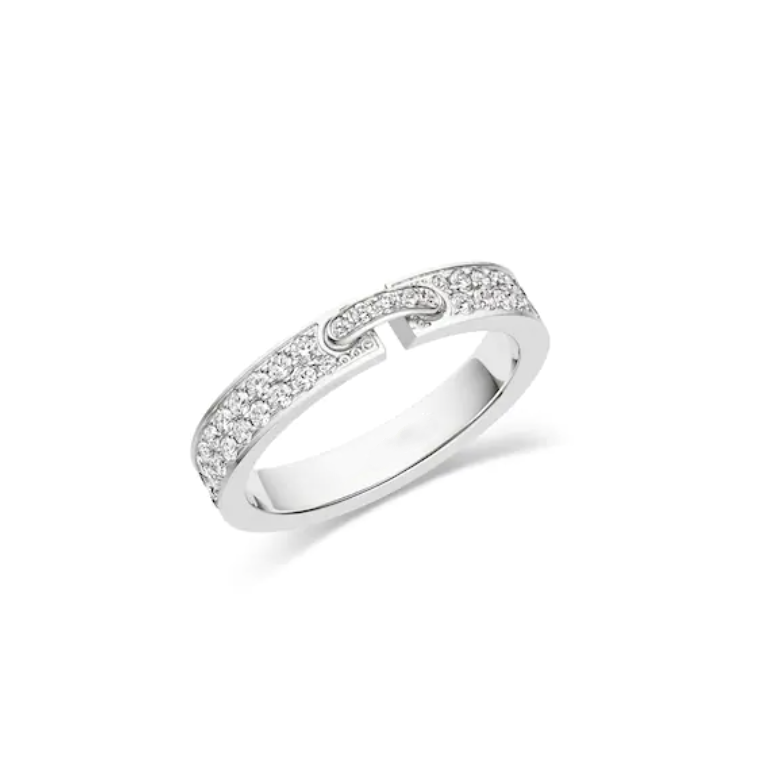 ¡®Glow Jewelry¡¯ALLIANCE LIENS VIDENCE PAVED DIAMOND 4MM RING