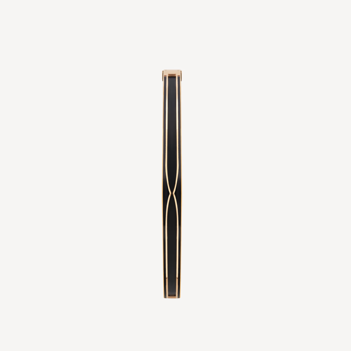 [Glow Jewelry]ZERO 1 PINK GOLD WITH MATTE BLACK CERAMIC BRACELET