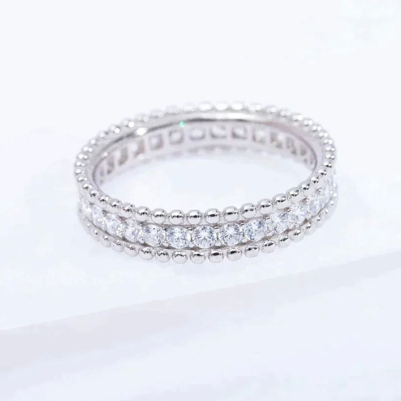 [Glow Jewelry]PERLEE DIAMOND SILVER RING