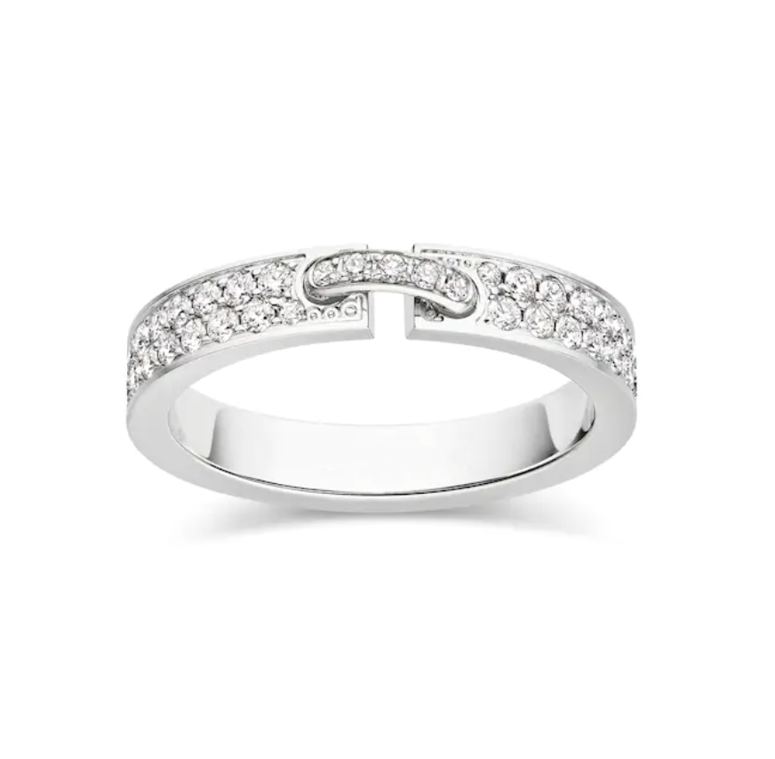 ¡®Glow Jewelry¡¯ALLIANCE LIENS VIDENCE PAVED DIAMOND 4MM RING