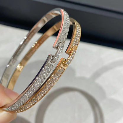 [Glow Jewelry]LIENS VIDENCE DIAMOND PAVED BRACELET