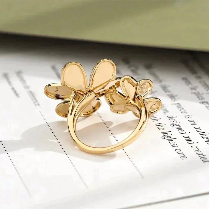[Glow Jewelry]CLOVER COMOS GOLD DIAMOND RING