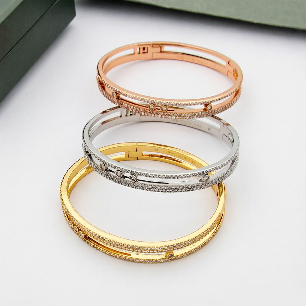 [Glow Jewelry]Move Romane pavé bangle