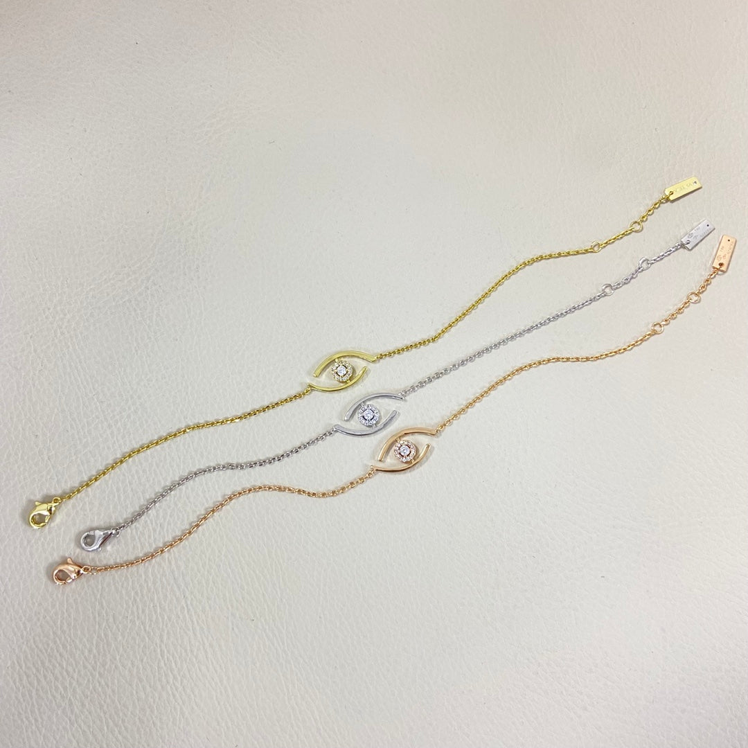 [Glow Jewelry]Lucky Eye Pave-Set Diamond Bracelet