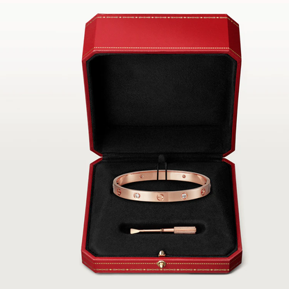 ¡®Glow Jewelry¡¯LOVE BRACELET 6.1MM 4 DIAMONDS